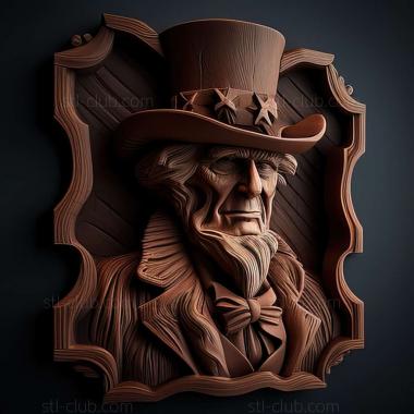 3D model uncle sam (STL)